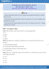 Đề thi học kì 2 KHTN 6 Kết nối tri thức - Đề số 10